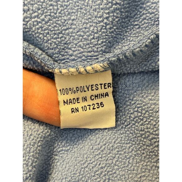 KnowWear Boys Quarter Zip UNC Long Sleeve Jacket with Elastic Cuffs Blue  M - Picture 7 of 10